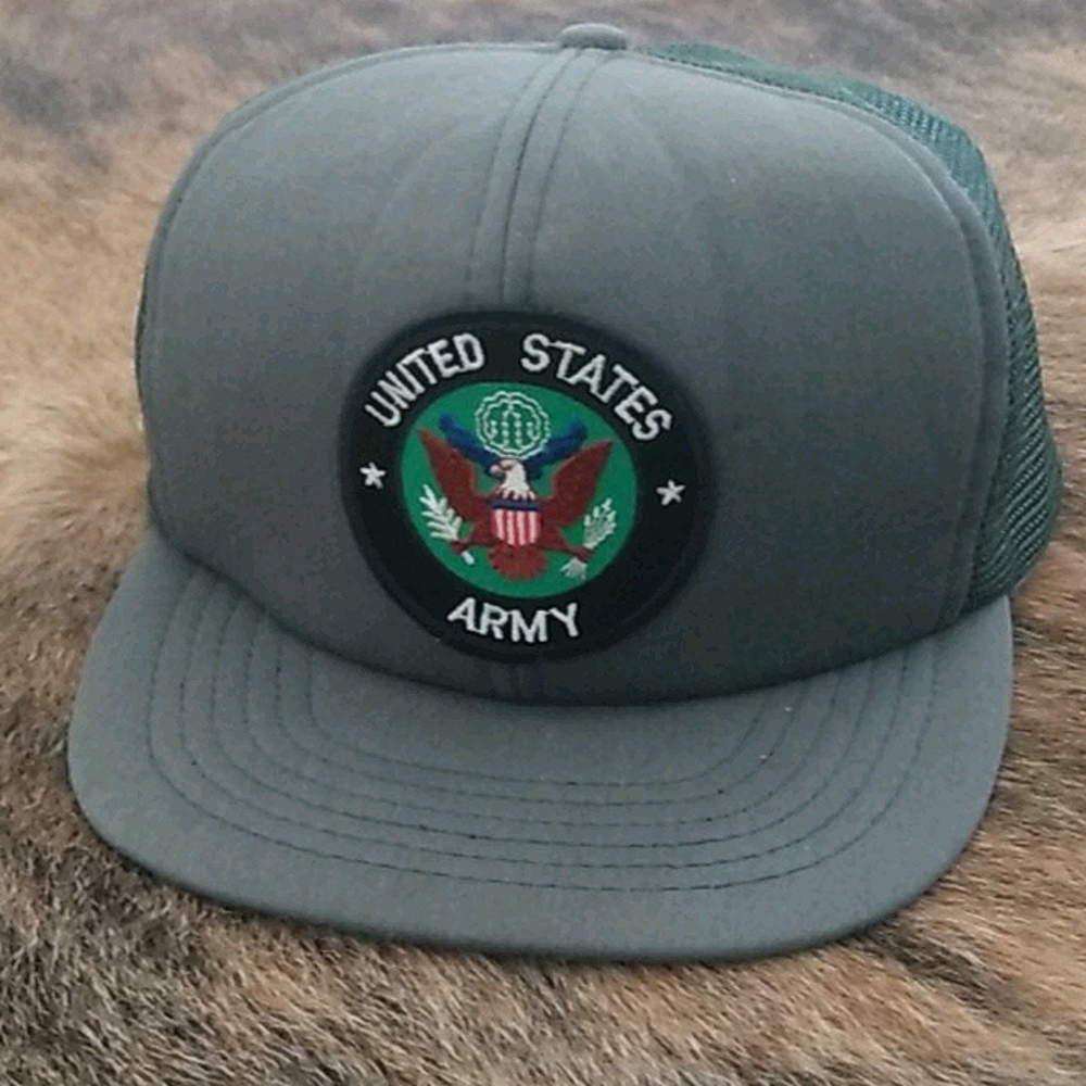 Vintage Brass Tacs U.S. Army Trucker Hat